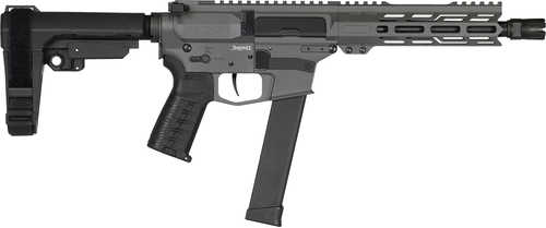 CMMG Banshee MKG 45 ACP Pistol 13+1 8" Black Nitride Medium Taper Threaded Barrel, EML 4" M-LOK Handguards, Midnight