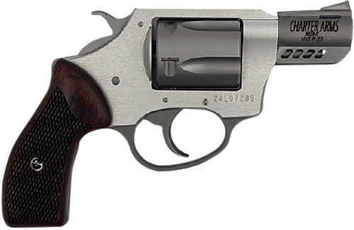 Charter Arms Coyote Revolver 380 ACP 2" Barrel 5Rd Silver Finish