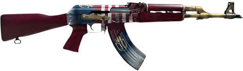 Zastava Arms ZR7762AMS 7.62x39 Semi-Auto Rifle 16.3" 30+1 Limited Edition Serbian & American Flag Serbian Red Furniture