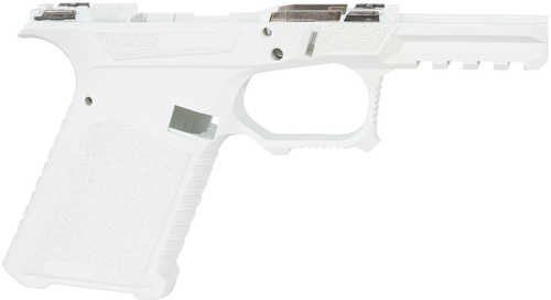 Sct Manufacturing Compact Compatible w/ Gen3 19/23/32 White Polymer Frame Aggressive Texture Grip Includes Locking Block