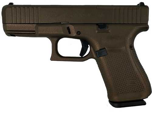 Glock 19 Gen5 MOS Pistol 9mm Luger 4.02" Barrel 15Rd Bronze Finish