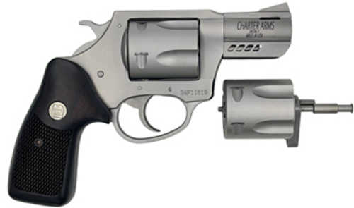 Charter Arms Mag Pug/Pit Bull Revolver 357 Magnum/9mm 3.1" Barrel 5Rd Silver Finish