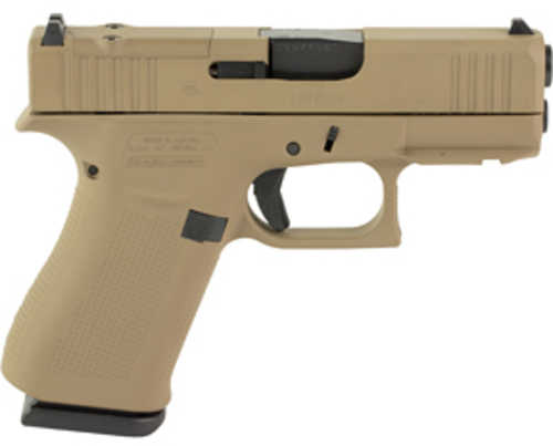 Glock 43X M.O.S Pistol 9mm Luger 3.41" Barrel 10Rd Flat Dark Earth Finish