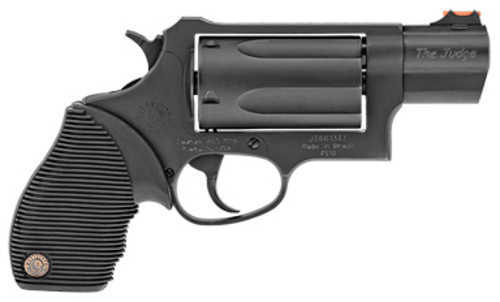 Taurus Judge Public Defender Double Action Revolver .410 Gauge/.45 Colt 2" Barrel 2.5" Barrel 5 Round Capacity Rubber Grips Black Finish