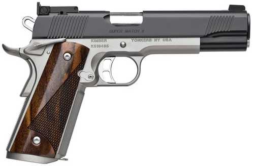 Kimber Super Match II Pistol 45 ACP 5" Barrel 8Rd Black & Silver Finish