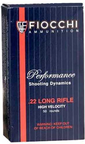 22 Long Rifle 50 Rounds Ammunition Fiocchi Ammo 40 Grain Soft Point