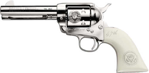 Pietta 1873 Trump Revolver 45 Long Colt 4.75" Barrel 6Rd Silver Finish