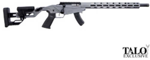 Ruger Precision Rimfire TALO Edition 22 Long Rifle 15+1 Round Capacity 18" Barrel Black Matte, Gray Cerakote