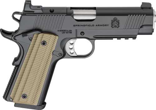 Springfield 1911 Operator AOS Pistol 9mm Luger 4.25" Barrel 9Rd Black Finish