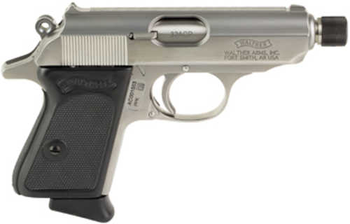 Walther Arms PPK SD Pistol 32 ACP 3.3" Barrel 6Rd Silver Finish