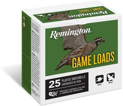 REMINGTON GAME LOAD SHOTSHELLS 12GA #8 Model: 20032