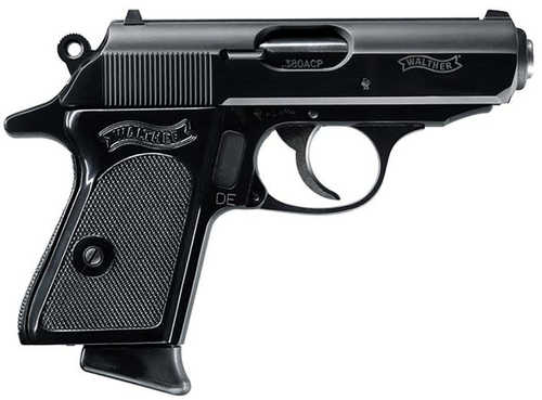 Walther Arms PPK Pistol 32 ACP 3.3" Barrel 6Rd Black Finish