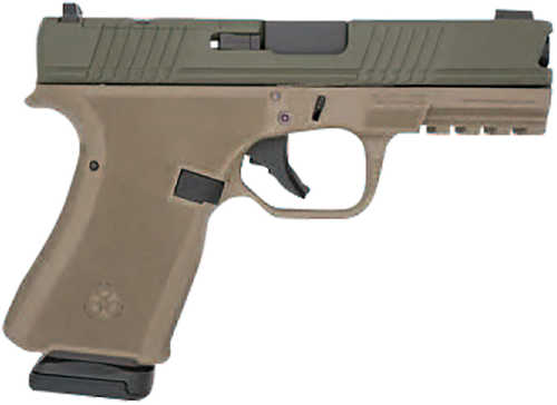 Black Rain Ordnance Pistol 9mm Luger 4" Barrel 15Rd FDE & Green Finish