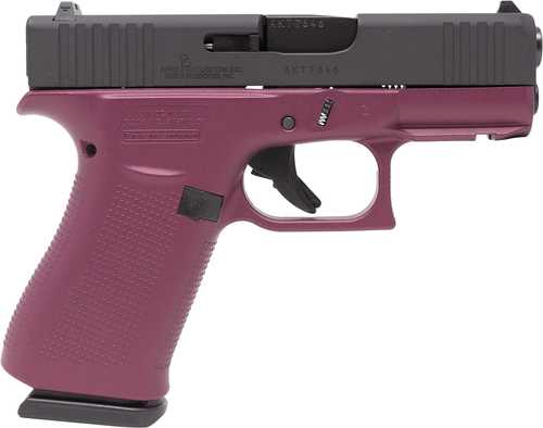 Glock 43X Pistol 9mm Luger 3.41" Barrel 10Rd Black & Black Cherry Finish