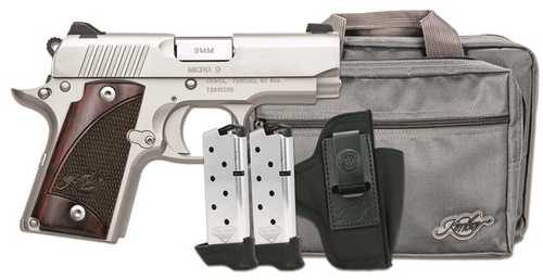 Kimber Micro 9 Pistol 9mm Luger 3.15" Barrel 7Rd Silver Finish