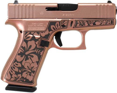 Glock G43 Pistol 9mm Luger 3.41" Barrel 6Rd Rose Gold Finish