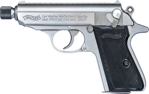 Walther Arms PPK/S Pistol 32 ACP 3.3" Barrel 7Rd Stainless Steel Finish