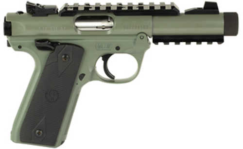 Ruger Mark IV Tactical 22/45 Pistol 22 Long Rifle 4.4" Barrel 10Rd Jungle Green Finish