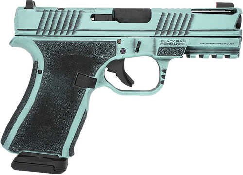 Black Rain Ordnance Frontline+ Pistol 9mm Luger 4" Barrel 15Rd Robin's Egg Blue Finish