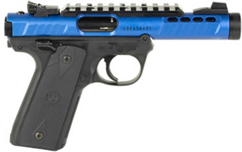 Ruger Mark IV 22/45 Lite Pistol 22 Long Rifle 4.4" Barrel 10Rd Blue & Black Finish