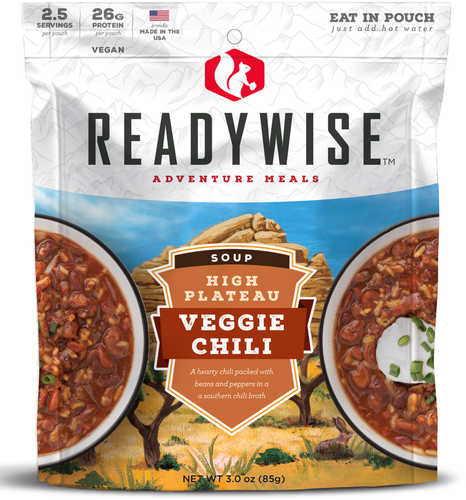 ReadyWise RW05001 Chili Mac w/Beef 2.5 Servings In A Resealable Pouch, 6 Per Case