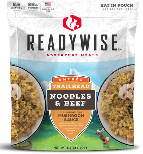 Wise Foods RW05-004 Trailhead Noodles & Beef 2.5 Servings Meat/Pasta 6 Per Case