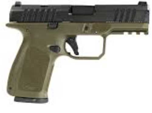 Rost Martin RM1C Pistol 9mm Luger 4" Barrel 15Rd Black & Green Finish