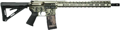 Black Rain Ordnance Trump FX Custom Limited Edition Rifle 5.56 NATO 16" Barrel 30Rd Silver Finish