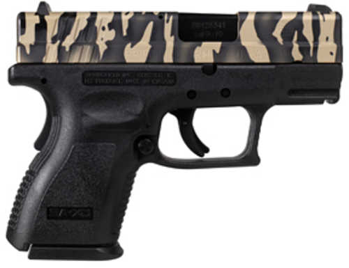 Springfield Armory XD Pistol 9mm Luger 3" Barrel 16Rd Tiger Stripe Slide Black Finish