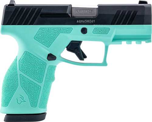 Taurus GX2 Pistol 9mm Luger 3.38" Barrel 13Rd Black Slide Cyan Blue Finish