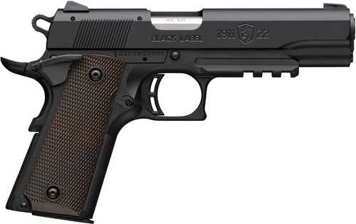 Browning 1911-22 Black Label Pistol 22 Long Rifle 4.25" Barrel 10Rd Black Finish