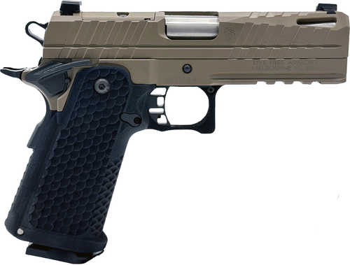 Live Free Armory Apollo 11 Compact Pistol 9mm Luger 17 Round 4.15" Barrel Stainless Match Grade Bull Barrel, Elite Flat Dark Earth Cerakote