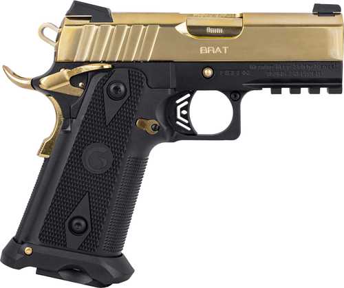 EAA Girsan Witness 2311 Brat Pistol 9mm Luger 3.4" Barrel 17Rd Gold & Black Finish