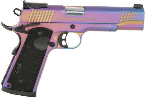 EAA Corp MC1911 Pistol 45 ACP 5" Barrel 8Rd Multi-Colored PVD Finish