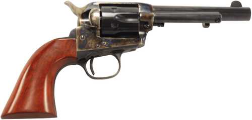 Taylor Uberti Stallion 1873 Compact Revolver 4.75" Barrel With Standard Grip Steel Back Strap And Trigger Guard In 38 Special