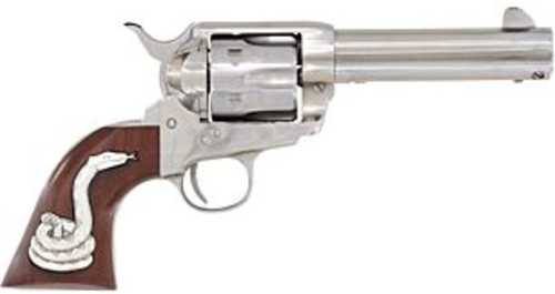 Cimarron Man With No Name Revolver 45 Long Colt 4.75" Barrel 6Rd Stainless Steel Finish