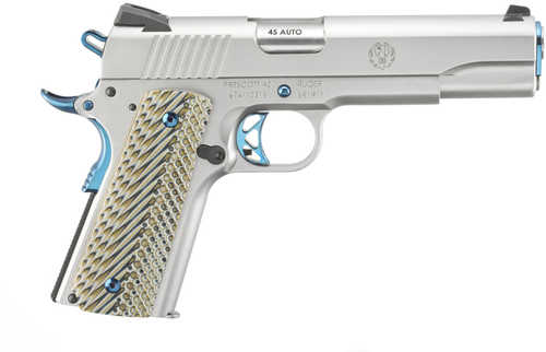 Ruger SR1911 TALO Edition Pistol 45 ACP 5" Barrel 8Rd Cobalt Blue & Stainless Steel Finish