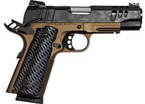 Great Lakes Firearms 1911 Pistol 45 ACP 4.25" Barrel 8Rd Black Slide Bronze Finish