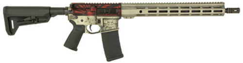 Shark Coast Tactical Bushido Rifle 223 Rem/5.56NATO 16" Barrel 30Rd Multi Colored Finish