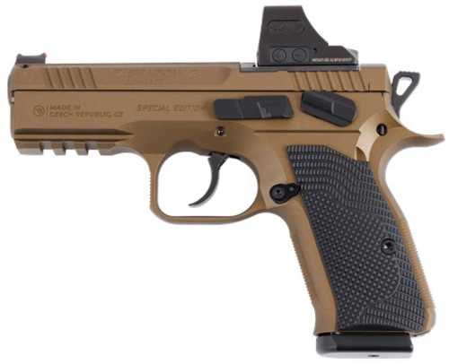 CZ-USA CZ Shadow 2 Compact Pistol 9mm Luger 4" Barrel 15Rd Burnt Bronze Finish