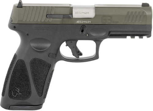 Taurus G3 Pistol 9mm Luger 4" Barrel 15Rd OD Green Slide Black Finish