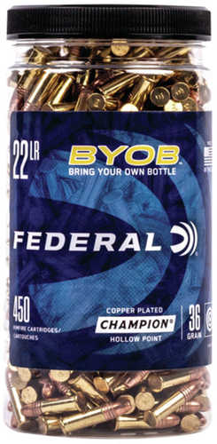 Federal Byob Rimfire 22LR 36Gr CPHP 450Rd Bottle