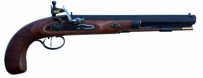 Charles Moore Dueling/Target Flintlock Pistol .45 Caliber Rifled Barrel.