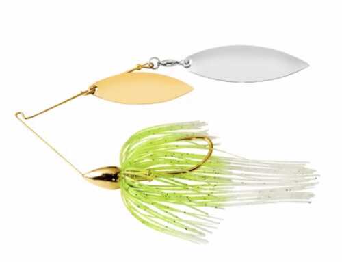 War Eagle Gold Dbl Wil Spinnerbait Wht Cht