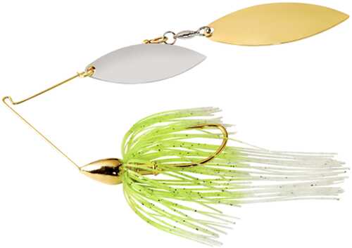 War Eagle Gold Dbl Wil Spinnerbait Wht Cht