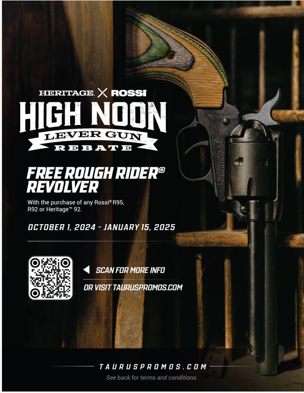 Heritage/Rossi – High Noon Lever Gun Rebate