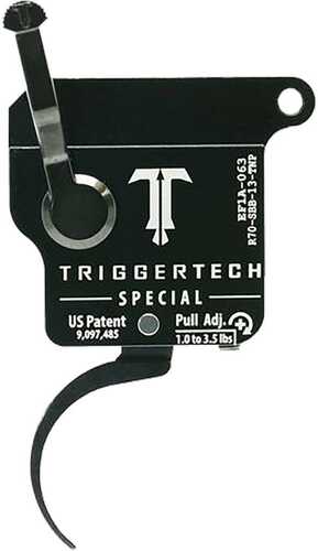 TriggerTech Rem 700 Special Single Stage Triggers PVD Black Pro Curved Top Safety RH