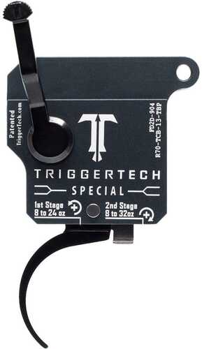 TriggerTech Rem 700 Special Two Stage PVD Black Straight Flat Top Safety RH