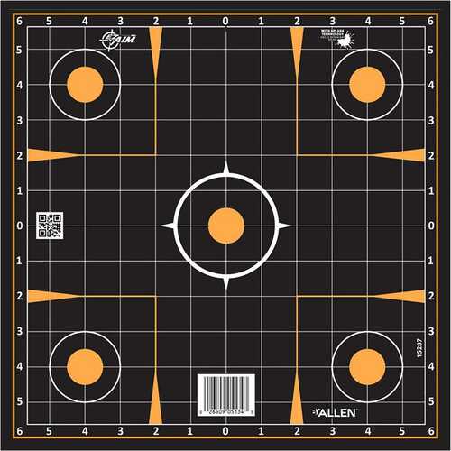 Allen EzAim Splash Sight-In Grid Adhesive Targets 12x12 100 pk