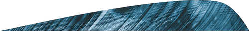 Gateway Parabolic Feathers Tre Blue 4 in. LW 50 pk.